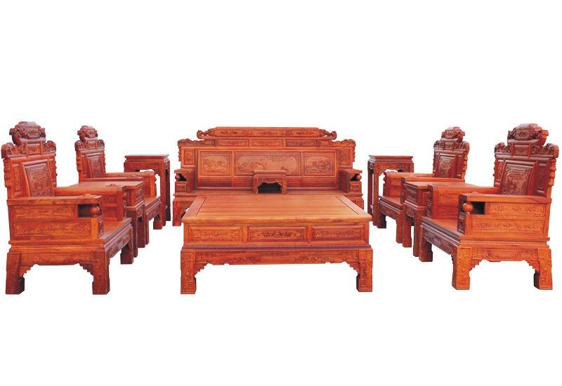 红木沙发金玉满堂 东阳市鲁创红木家具精品展示